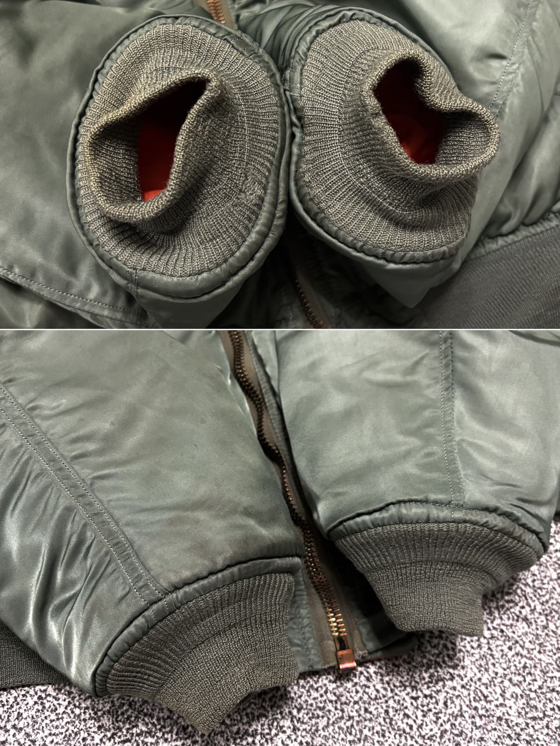 60s 오리지널 ma-1 자켓 D타입 상품이미지8