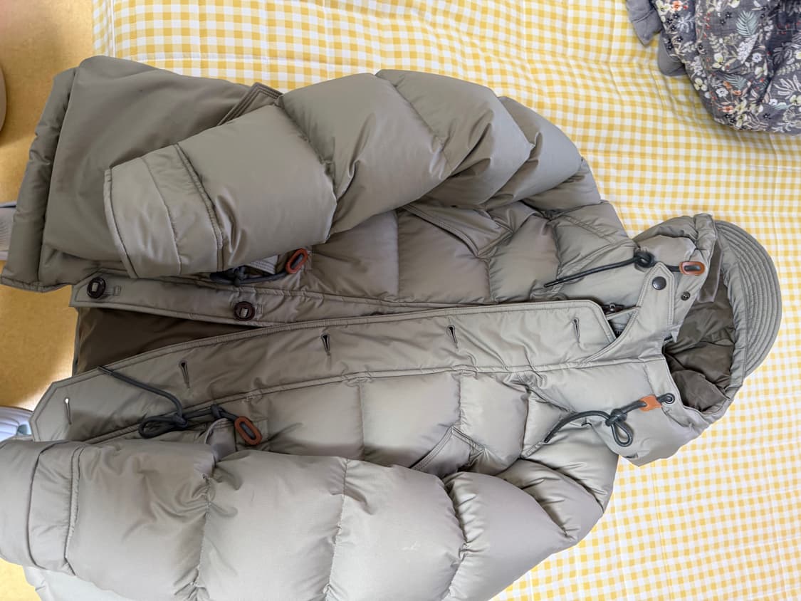 이스트로그 유틸리티패딩 M 샌드 베이지 상품이미지4