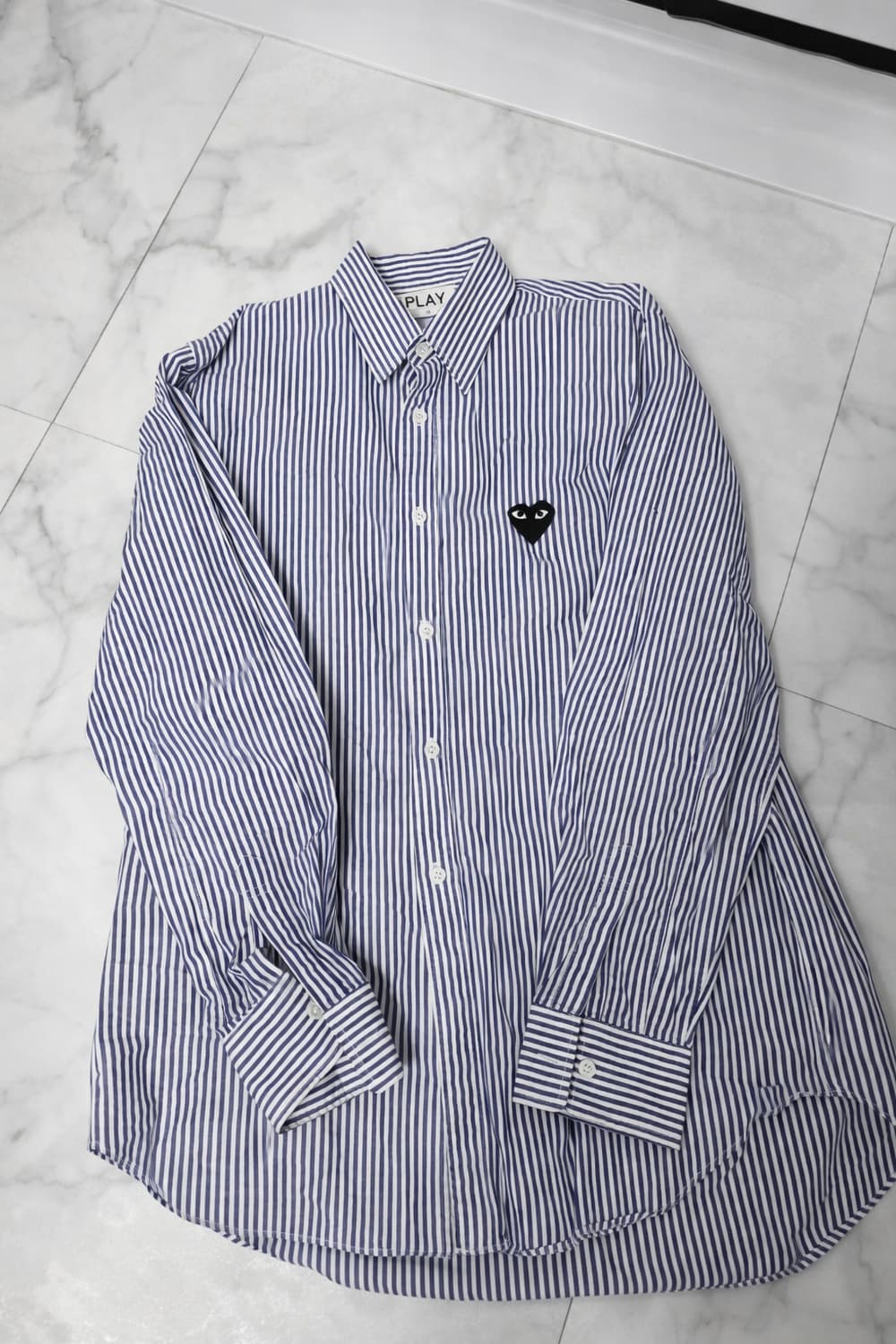 꼼데가르송 플레이 스트라이프 셔츠 S 상품이미지1