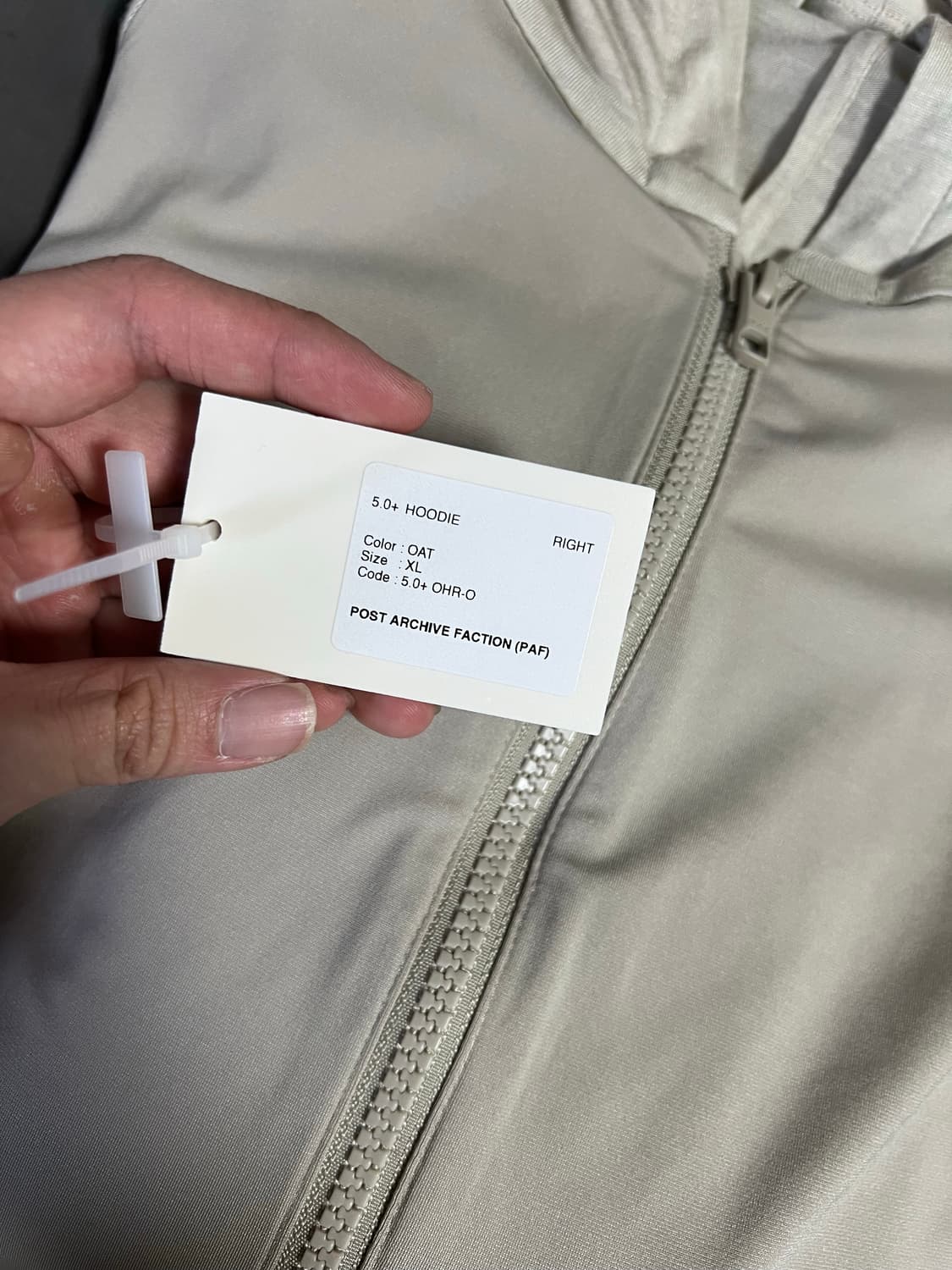 (XL) PAF 5.0+ 후디 라이트 오트 컬러 상품이미지4