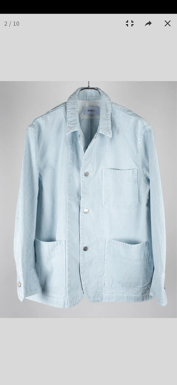 WEWILL 커버올 히코리 자켓 워크자켓 상품이미지8