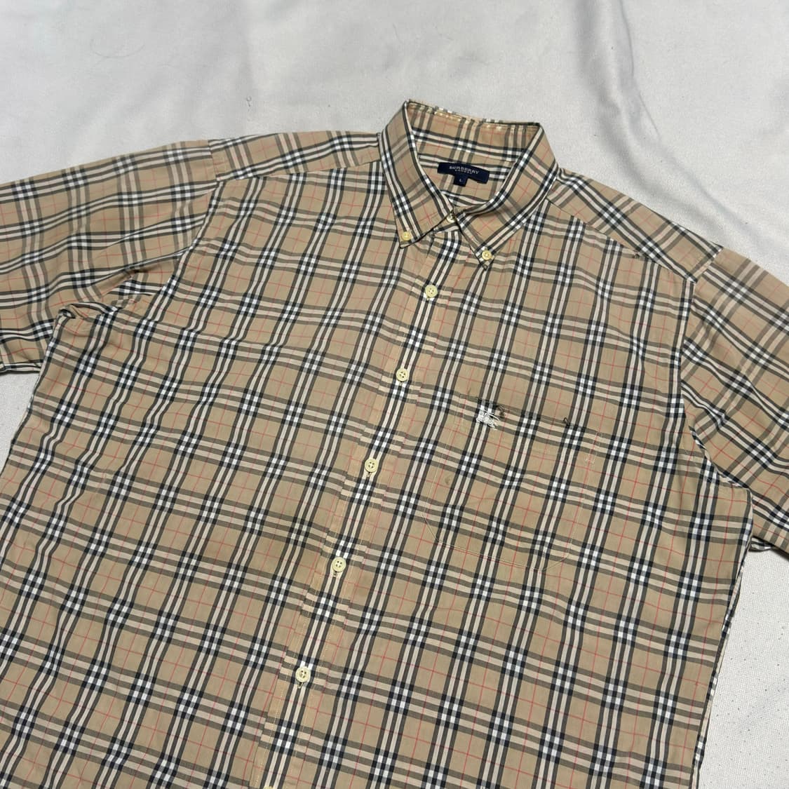 L 버버리 노바체크 반팔셔츠 상품이미지1
