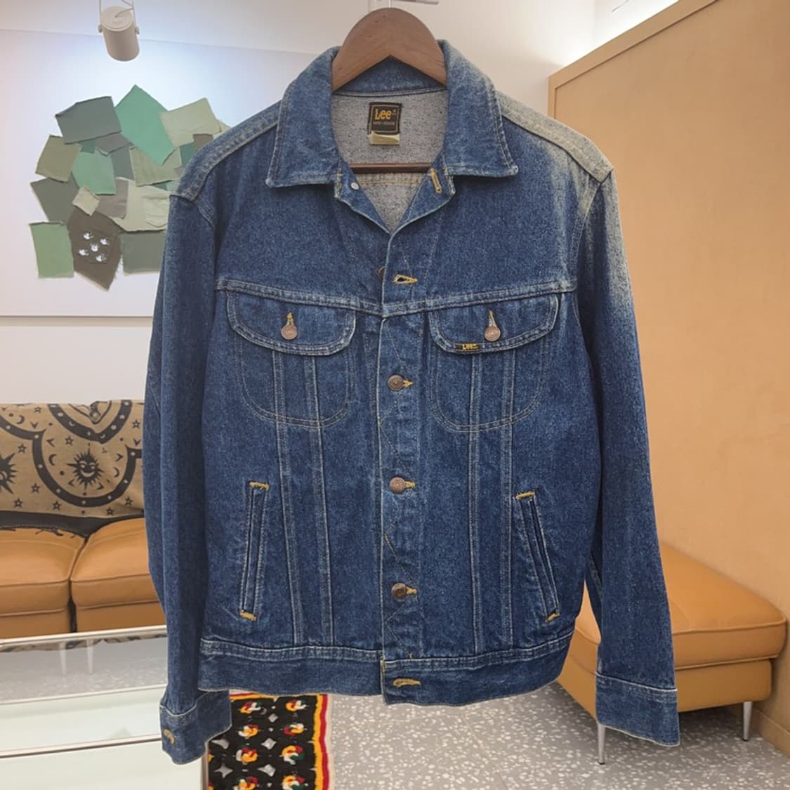 LEE 빈티지무드 데미지 워싱 데님 자켓 M C08054 상품이미지3