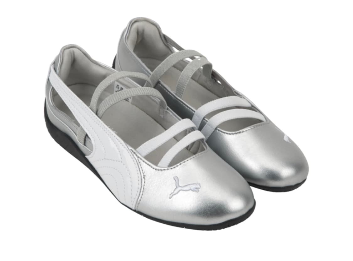 퓨마 스피드캣 발레 메탈릭 실버 상품이미지2