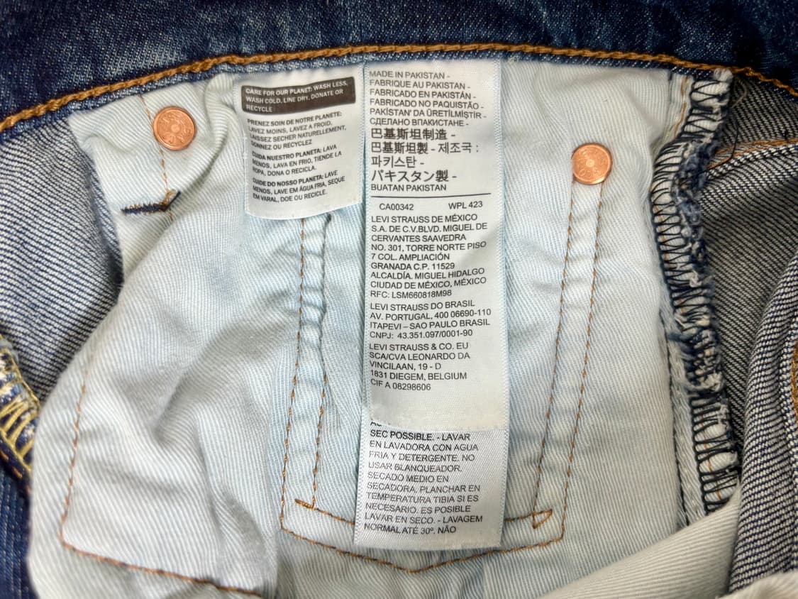 리바이스 511 데님 청바지 28 스트레치 상품이미지8