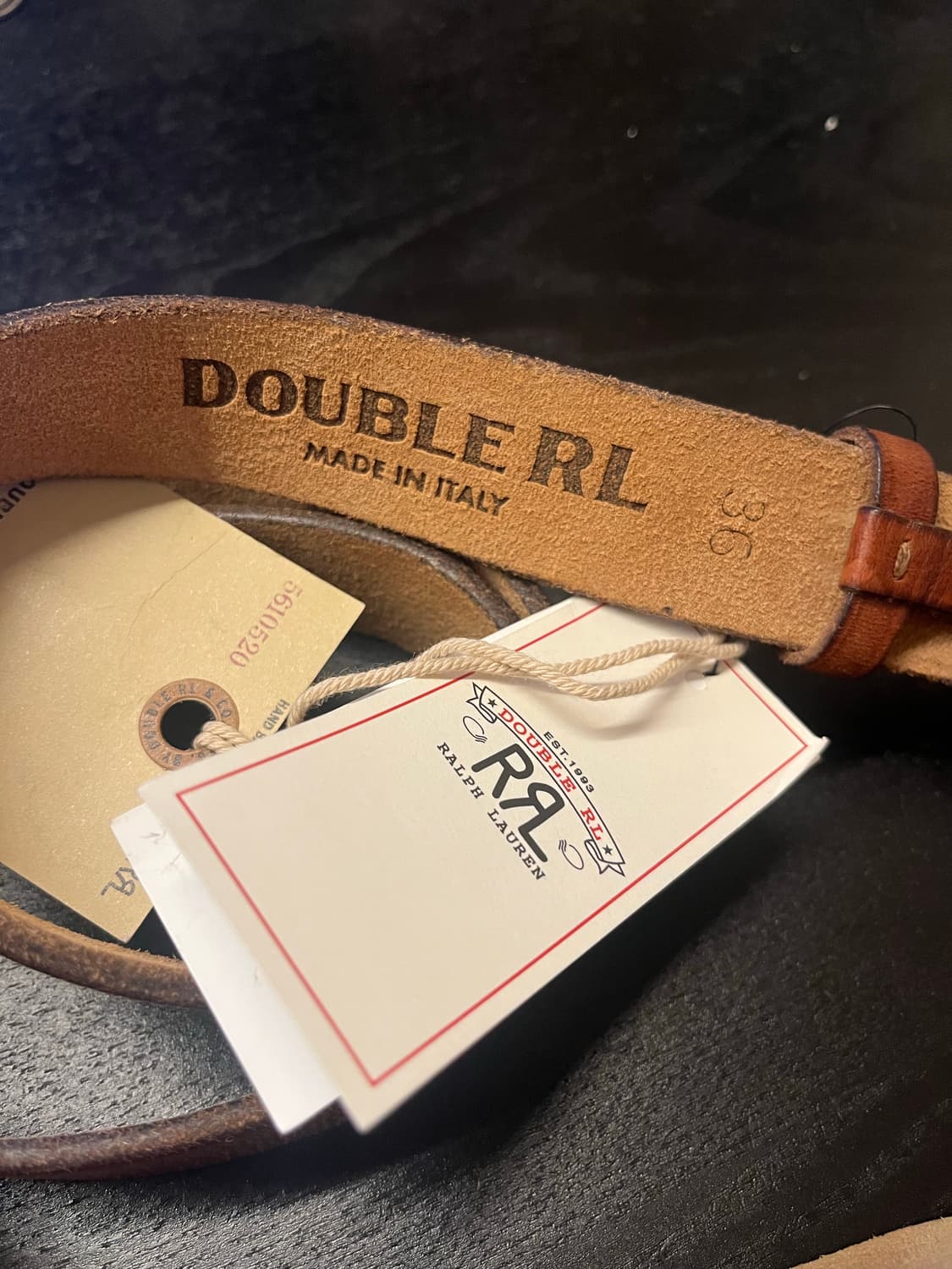 RRL 빈센스 벨트 36 새제품 상품이미지3