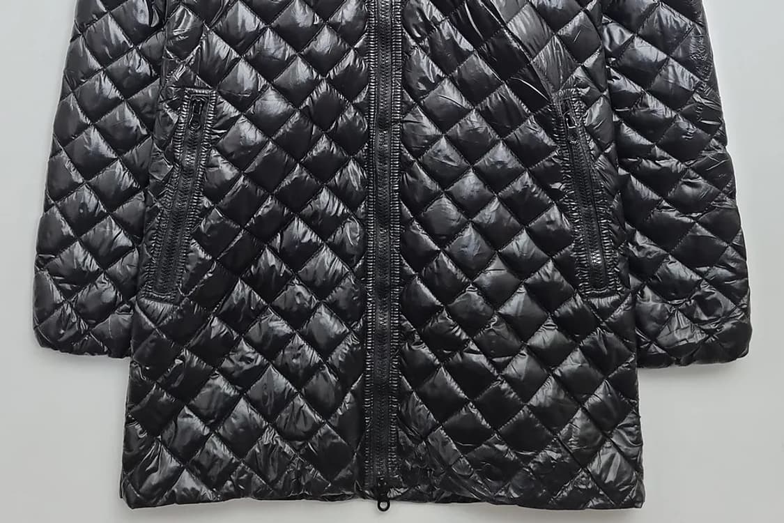 듀베티카 여성 블랙 퀄팅 롱패딩 [38] 상품이미지9