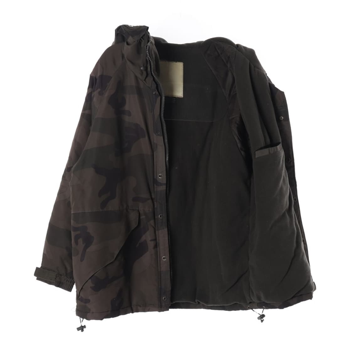 빈티지 다크 카모플라쥬 플리스 안감 자켓 XL 상품이미지2