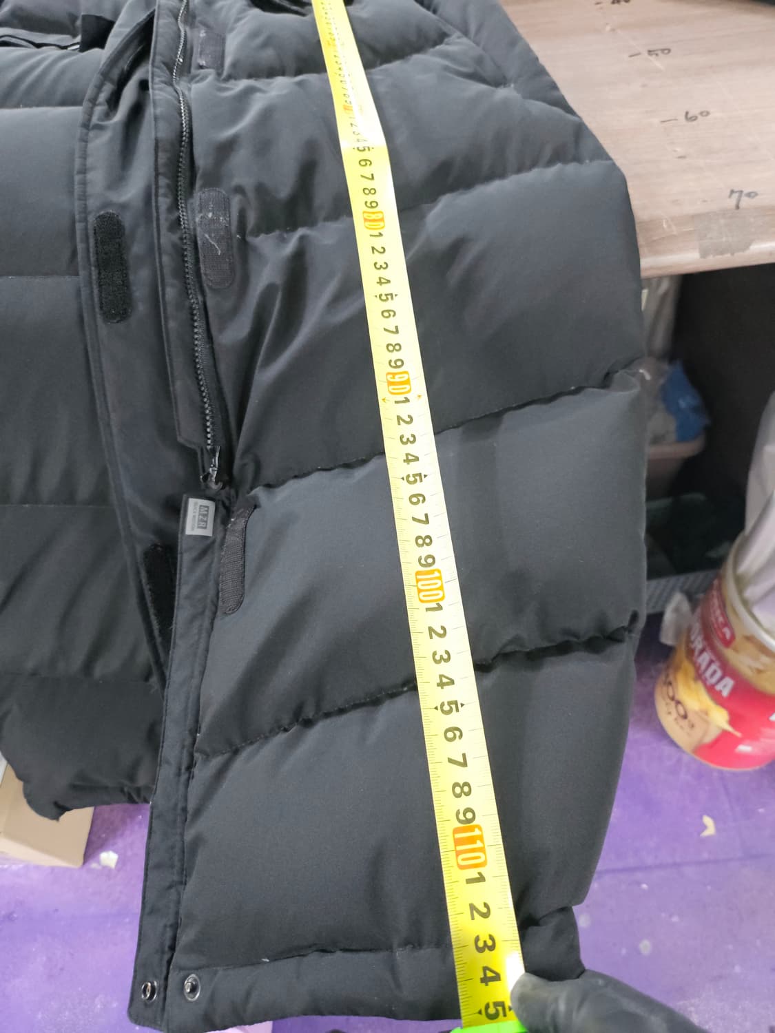 블랙야크  블랙 롱 패딩 폭스퍼 후드 90 상품이미지10