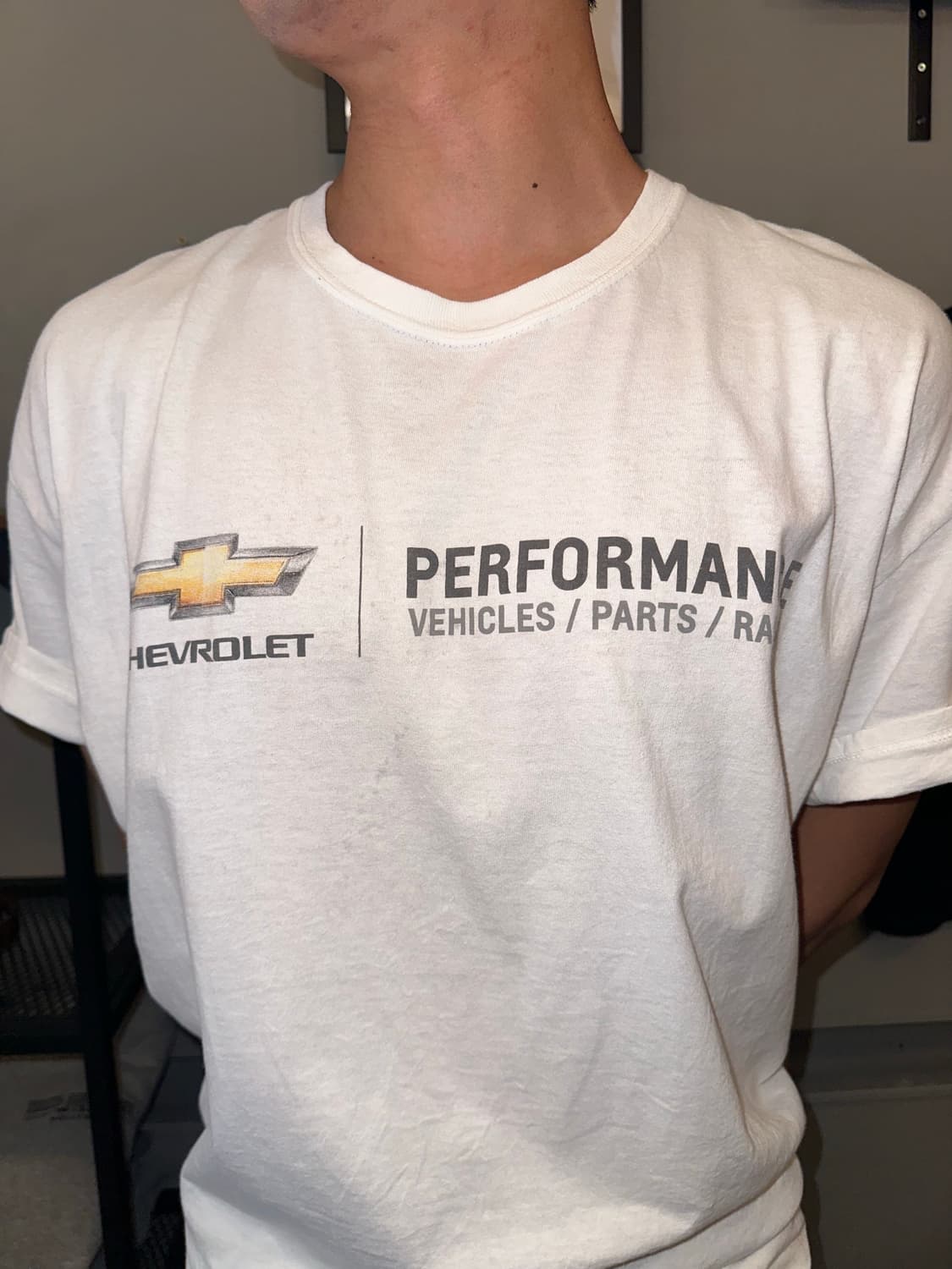 Chevrolet performance logo print T-shirt 상품이미지4