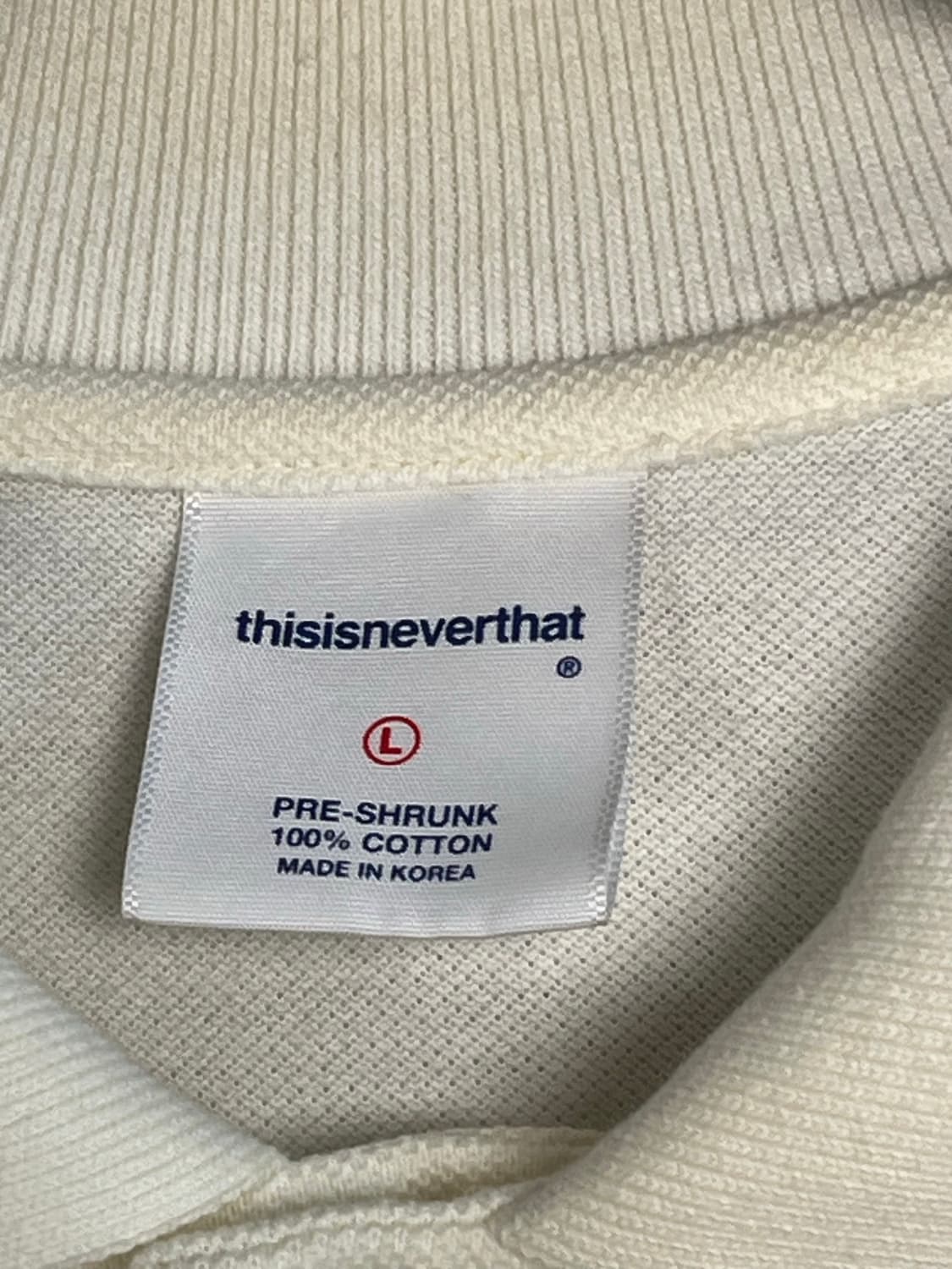 디스이즈네버댓 카라 반팔 - XL 상품이미지3