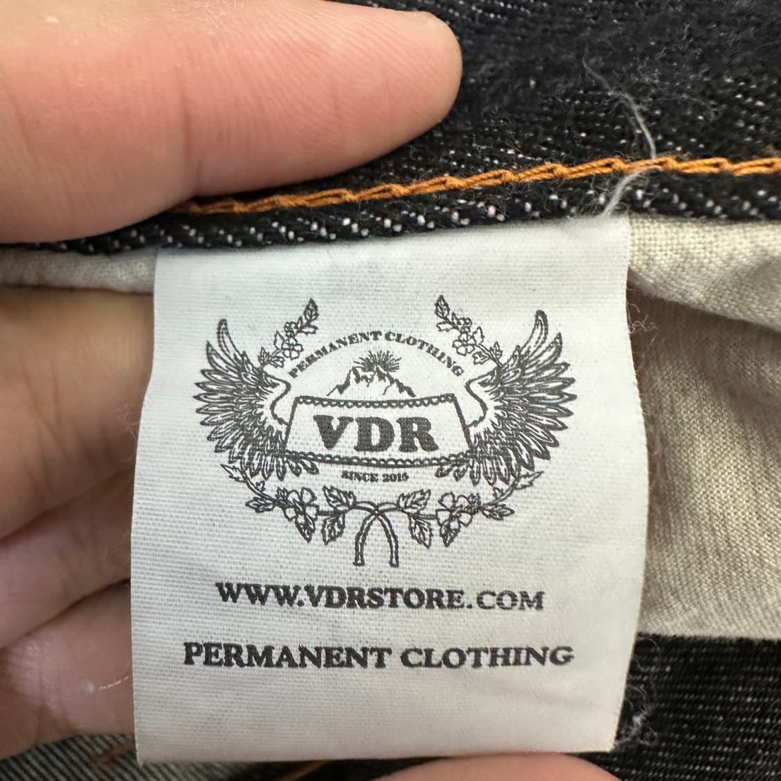 [W30L30] 인세인개러지 X 비디알 더블니 청바지 상품이미지5