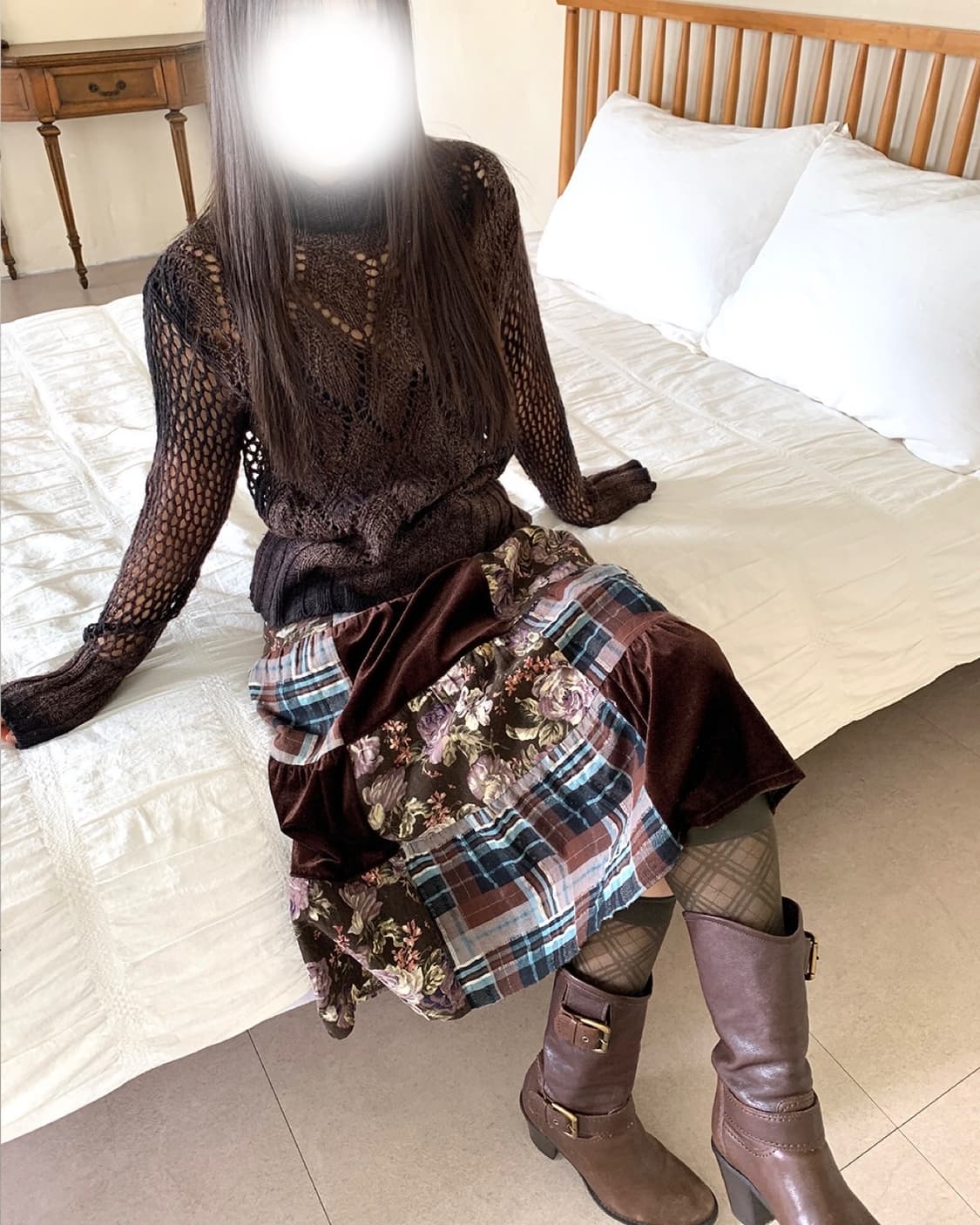 Blown knit long sleeve 상품이미지5