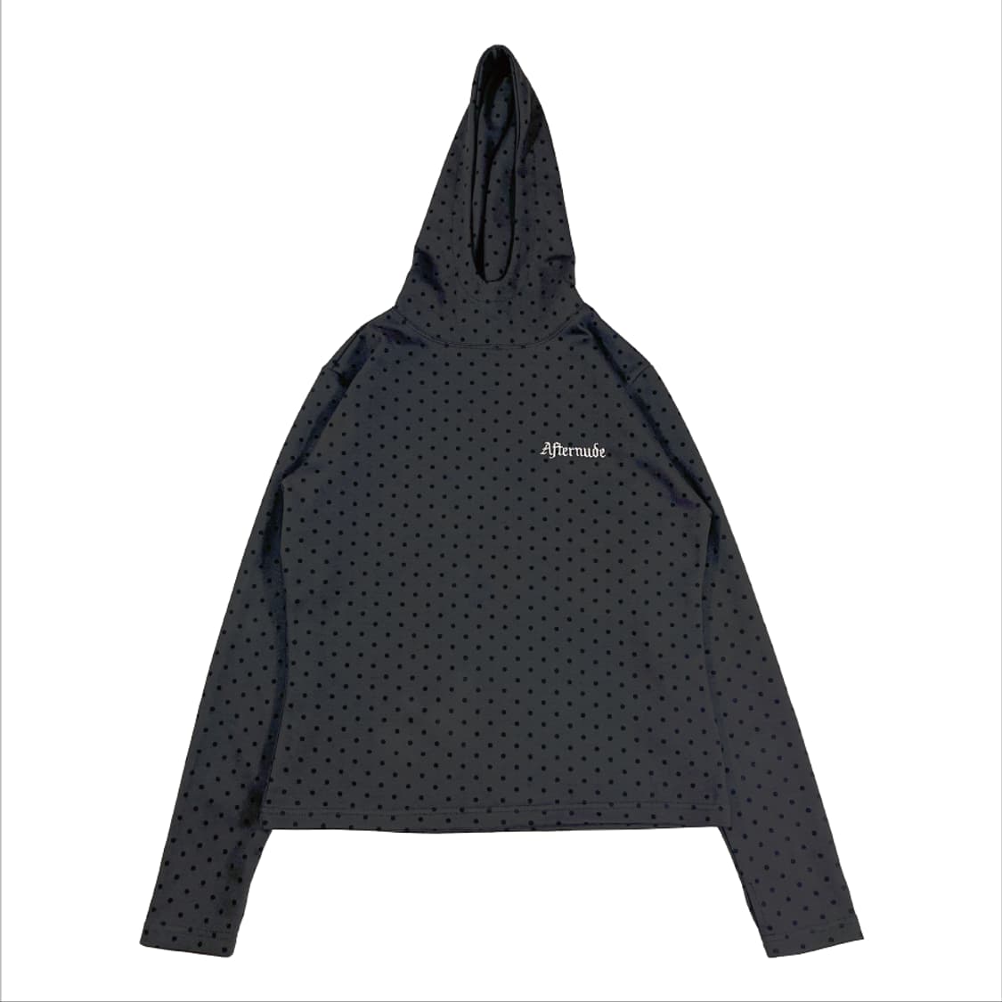 POLKA DOT HOODIE (CHARCOAL) 상품이미지1
