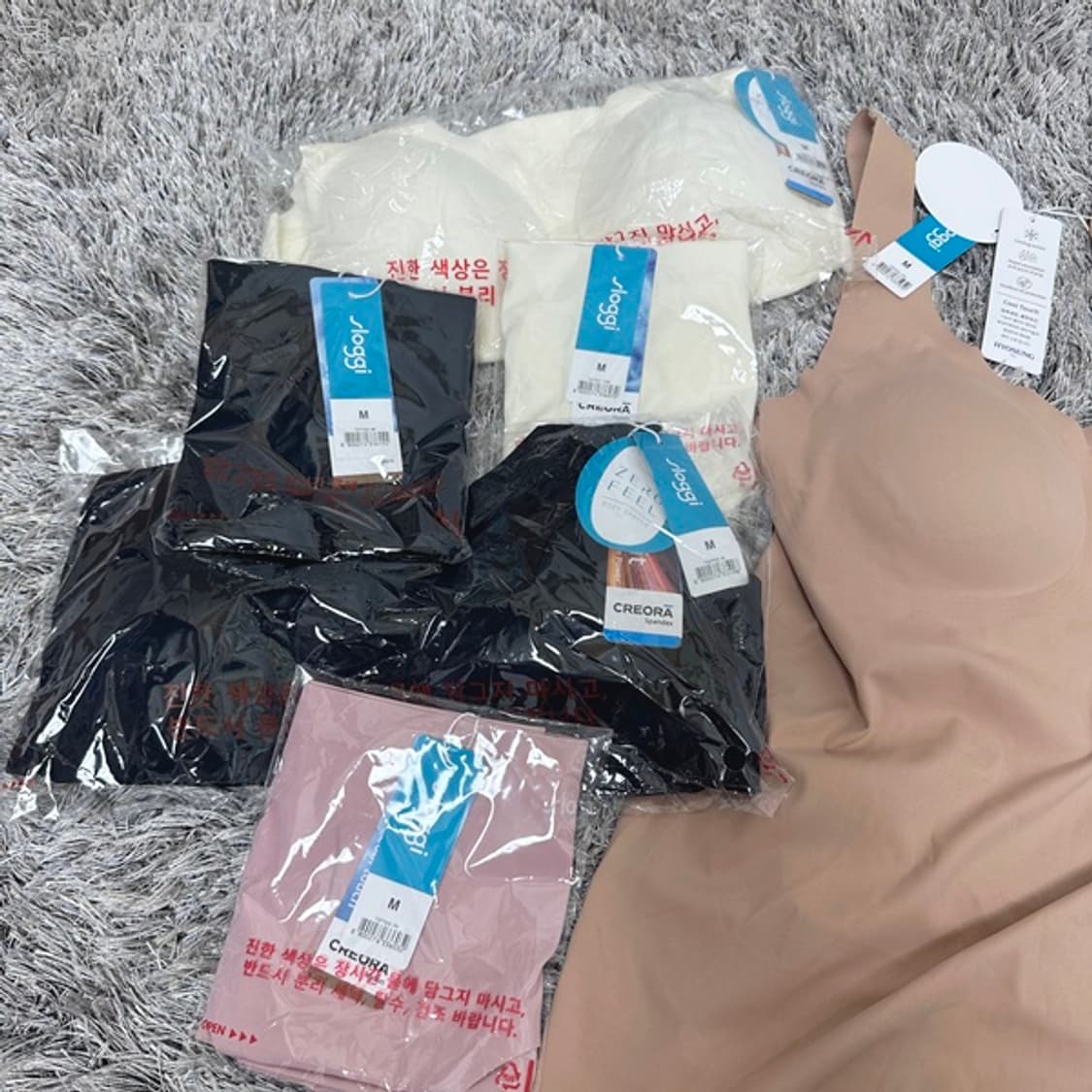 CREORA 여자 나시브라 팬티 세트 3종 + 나시브라1 새제품 M 상품이미지3