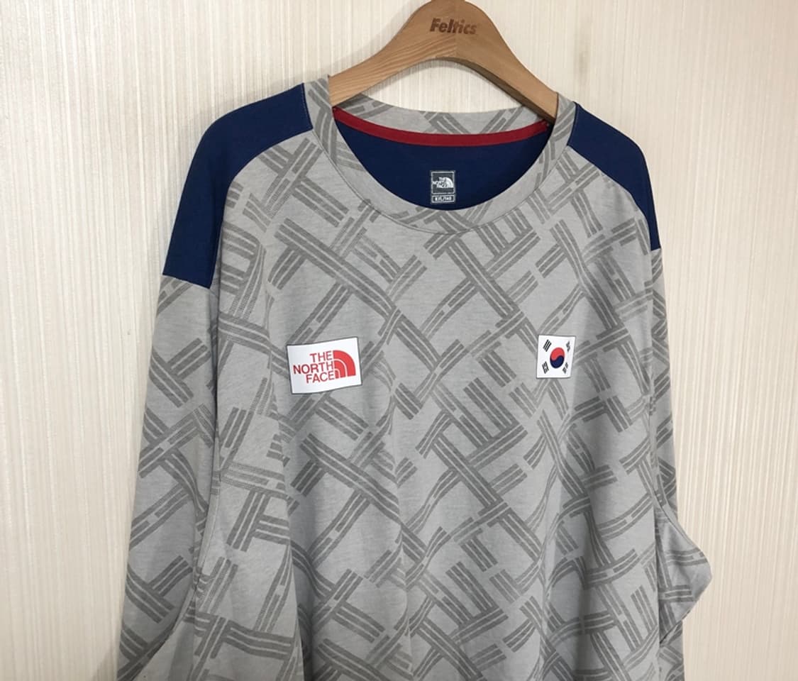 노스페이스 팀코리아 리우올림픽국대 빅사이즈 티셔츠 8XL(140) 상품이미지5