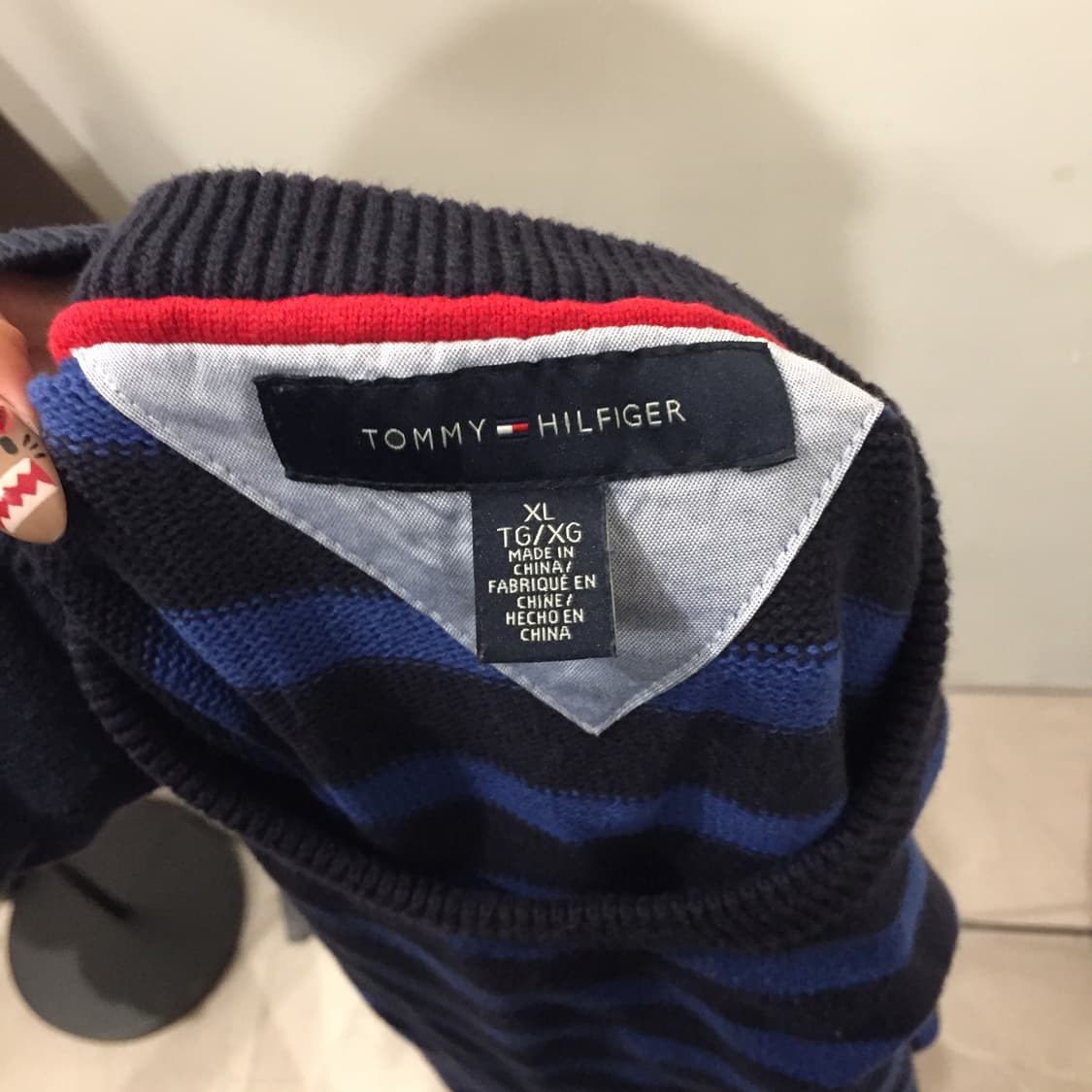 Tommy Hilfiger 타미힐피거 모리걸 괴짜 스트라이프 니트 상품이미지4