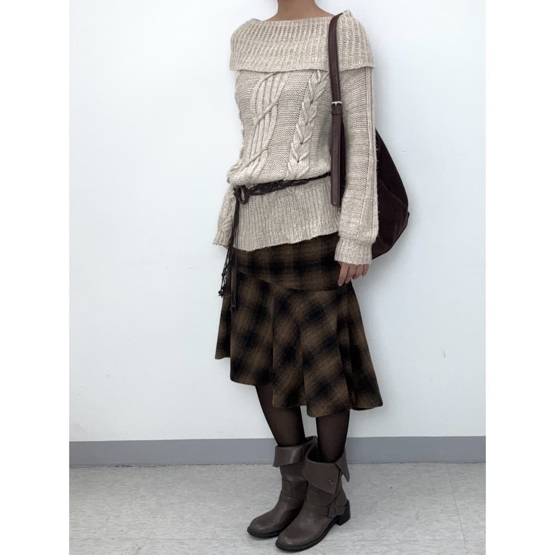 빈티지 울 스커트 상품이미지2