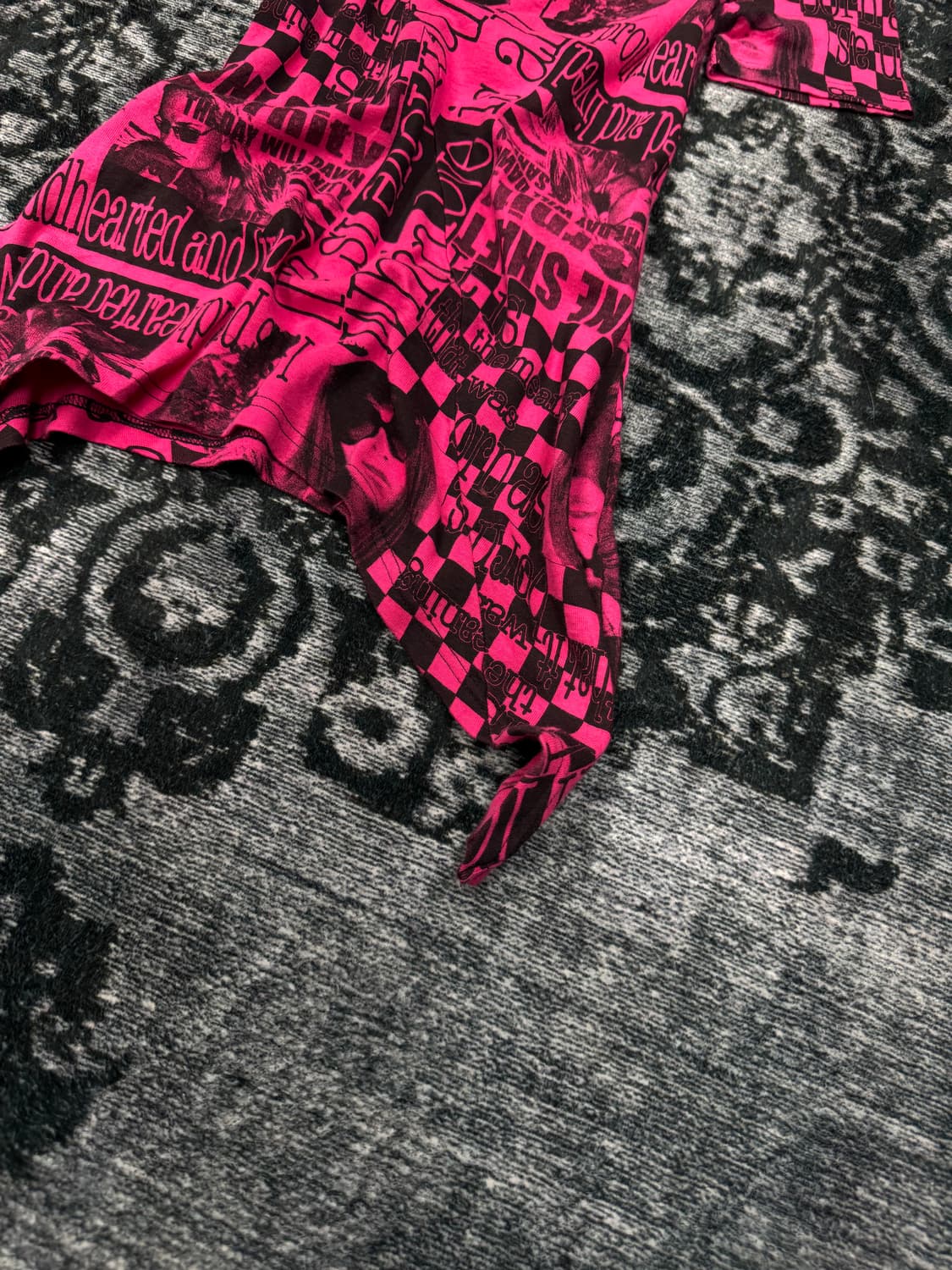 Blue strive punk checker board top 상품이미지5