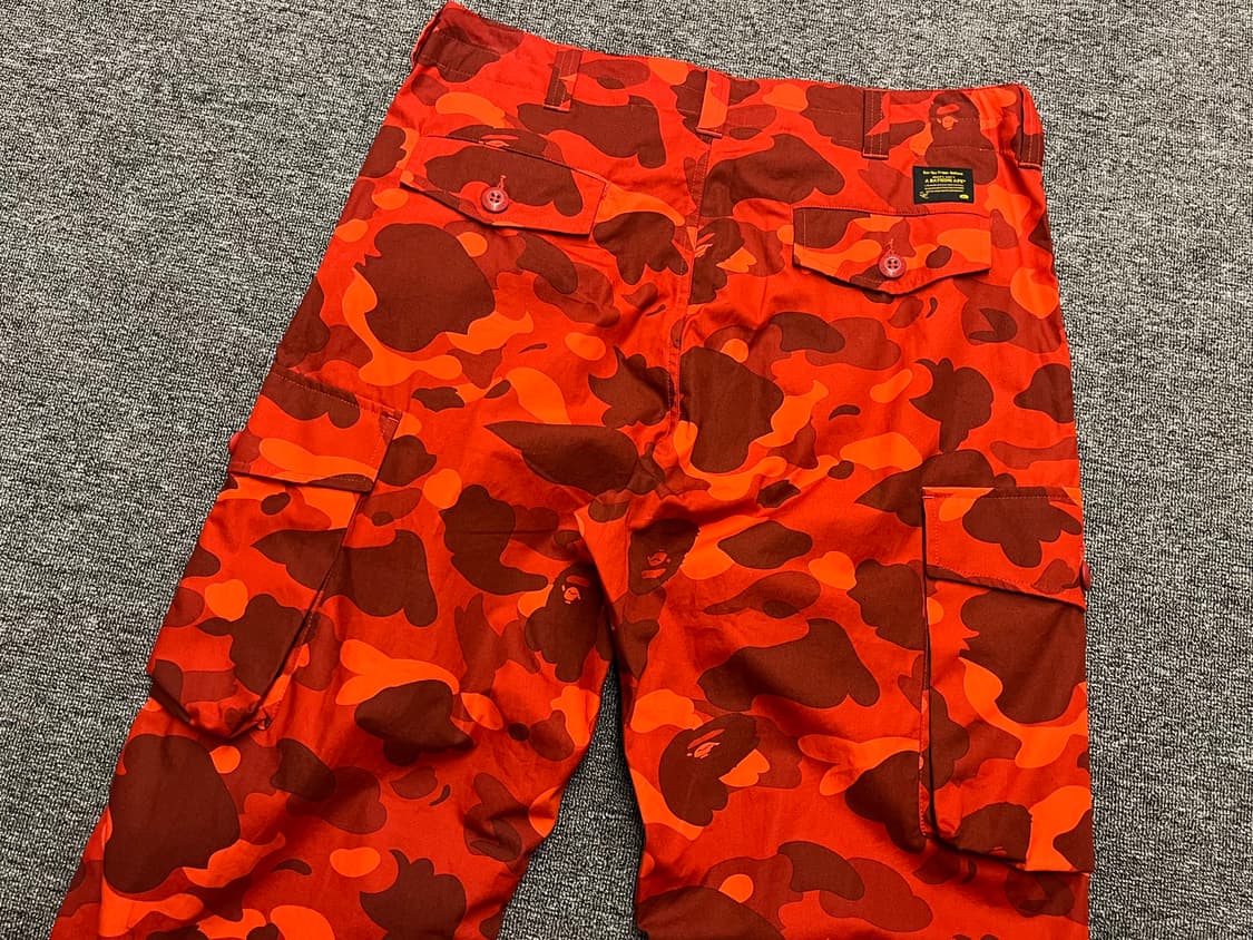 [S~2XL] 베이프 컬러카모 6포켓팬츠 새제품 상품이미지5