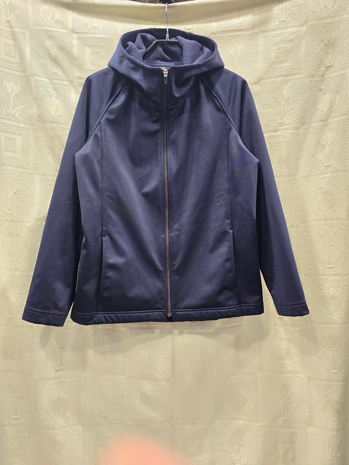 거의새거) 유니클로 여성 기모 후드집업 자켓 네이비 L(66~77) 상품이미지1