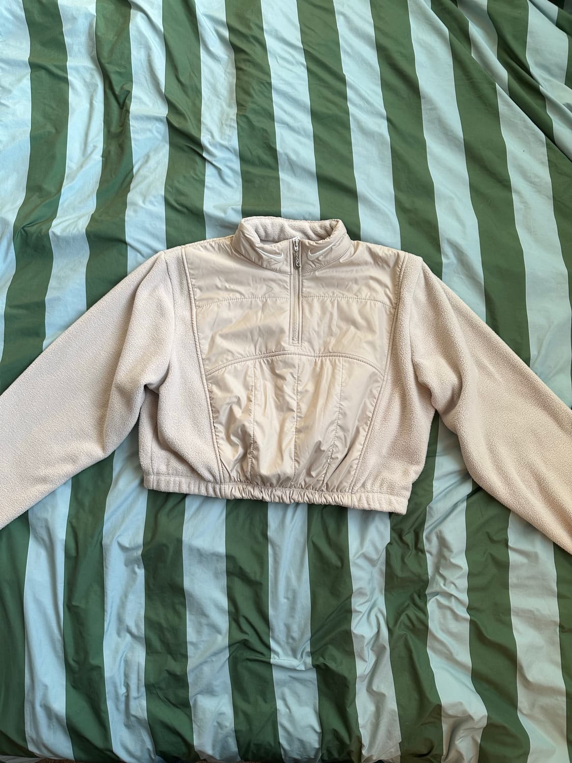 나이키 우먼스 Cropped Fleece Half-Zip jacket 상품이미지4