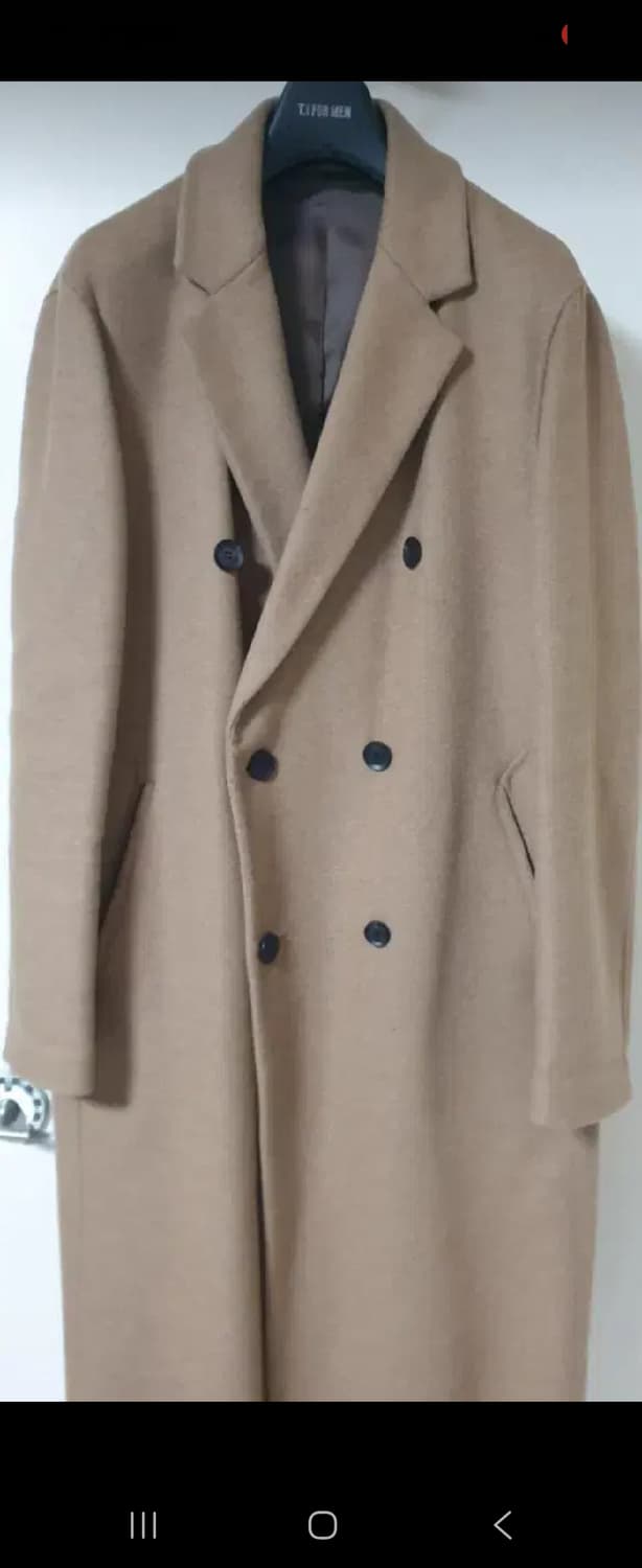 liberclassy 핸드메이드 카멜 더블 롱 코트 상품이미지2