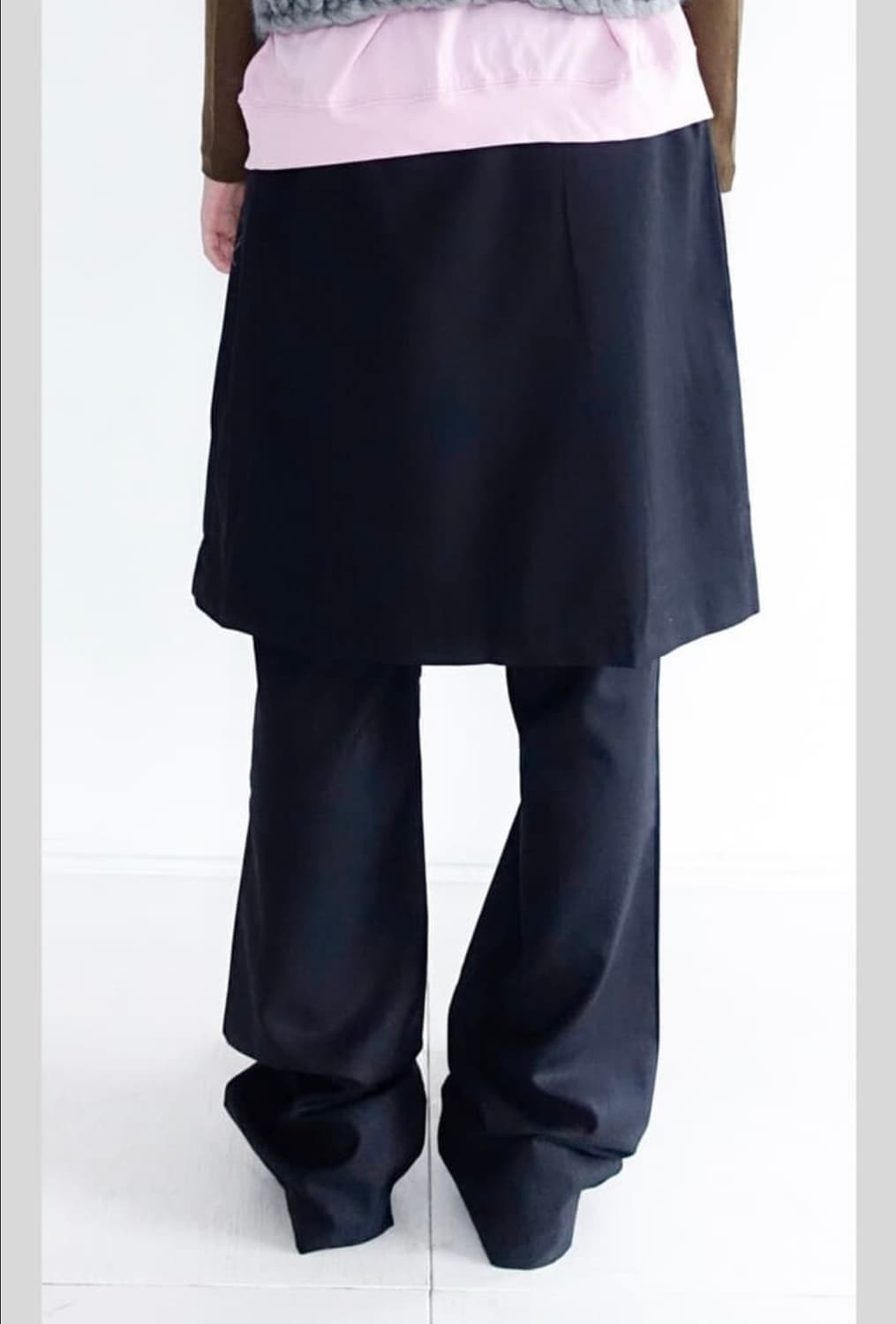 샵페어리 skirt pants black 상품이미지2