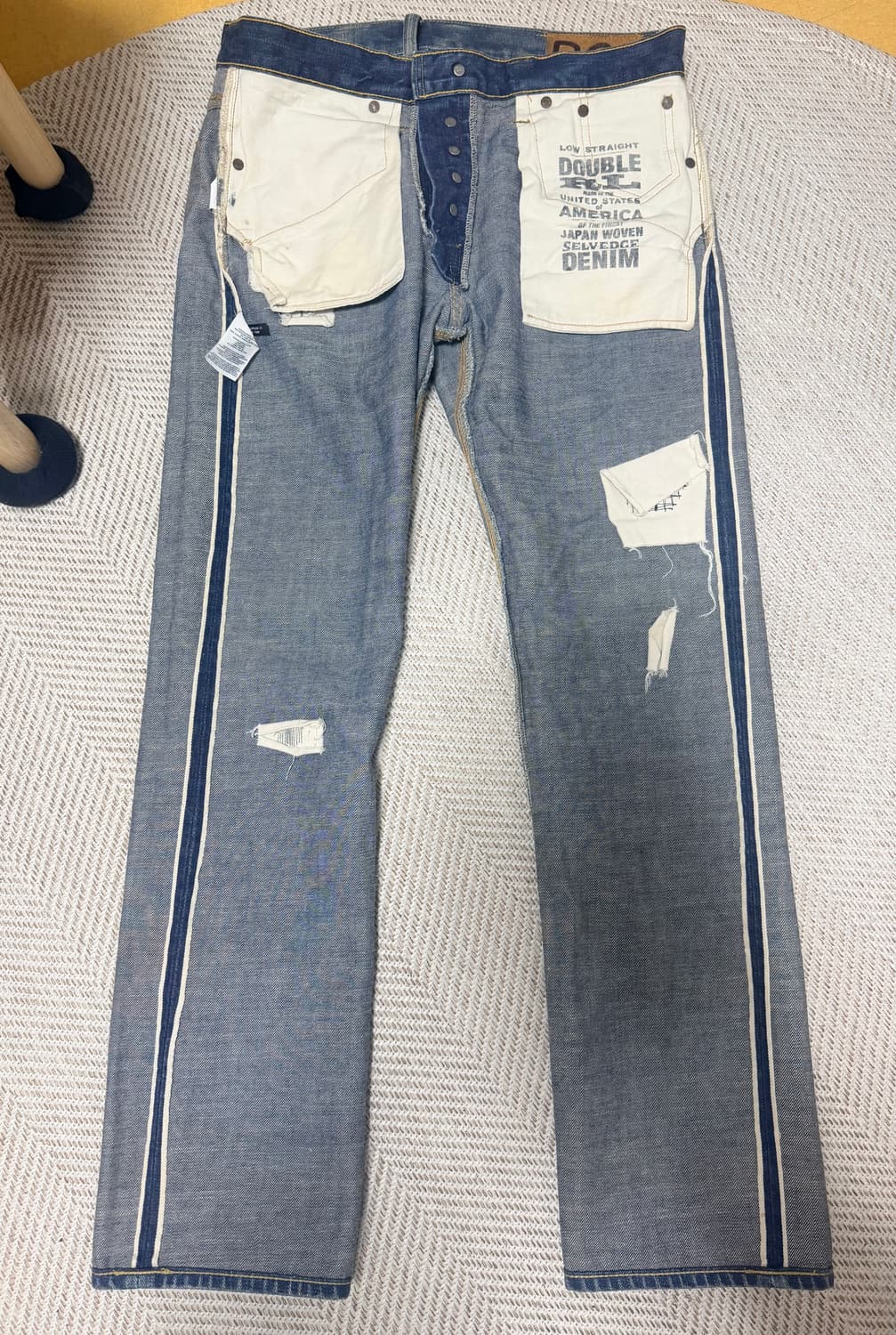 더블알엘 2011출 오리지널 디스 워싱 스트레이트 셀비지 상품이미지6