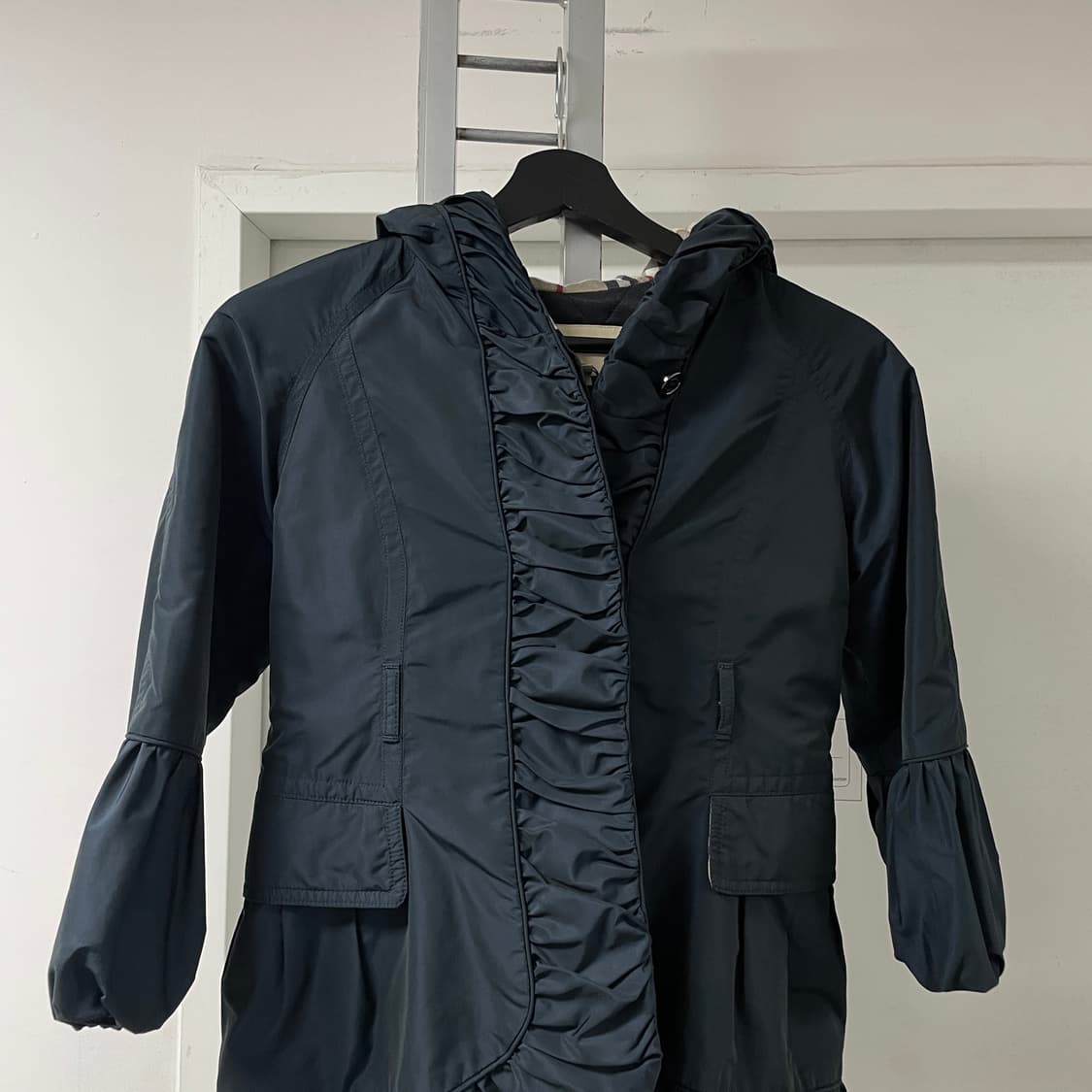 버버리 후드 자켓 네이비 8A(W) 상품이미지2