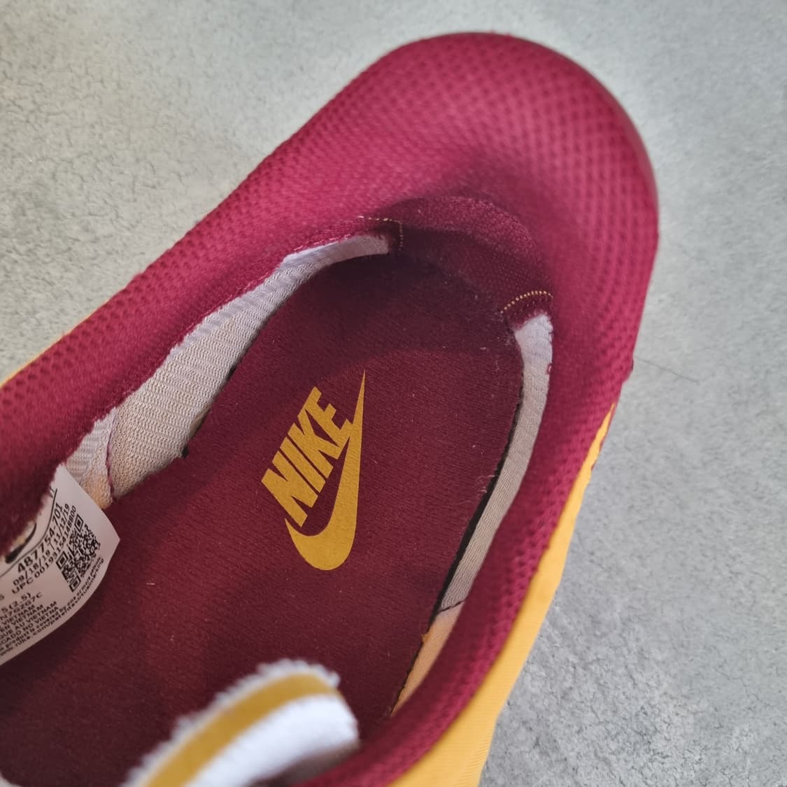 일본 나이키 에어 테일윈드 79 유니버시티 골드 팀 레드 275mm 상품이미지8