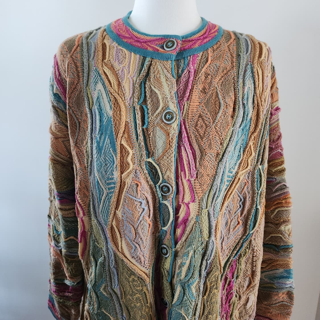 Limnos 림노스 케이블 가디건 울 니트 여자 빈티지  상품이미지3