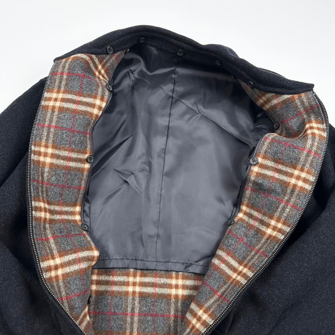 (내피x) 90s YSL 입생로랑 올드 아카이브 하프 울 코트 L 상품이미지6