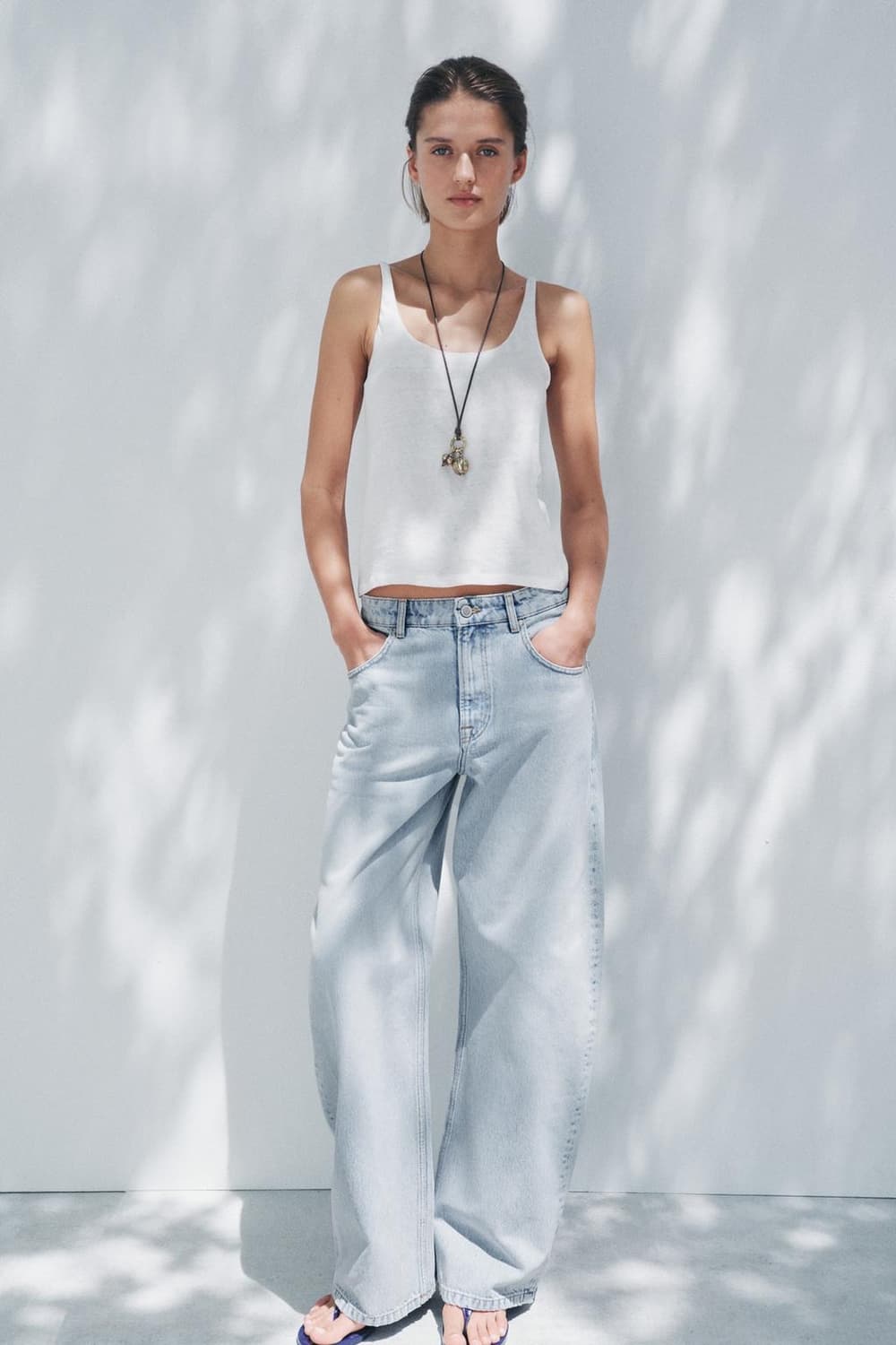 zara 자라 zw컬렉션 테이퍼드 벌룬진 상품이미지1