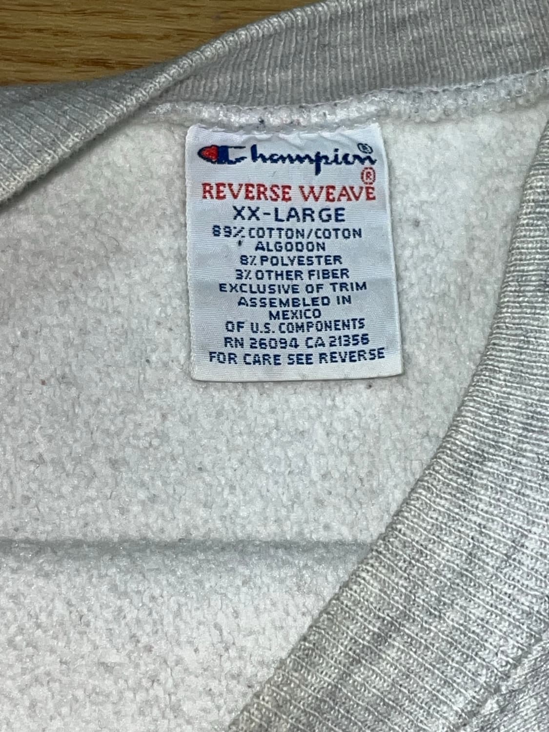 [XXL] 90s 빈티지 챔피온 리버스위브 맨투맨 상품이미지3