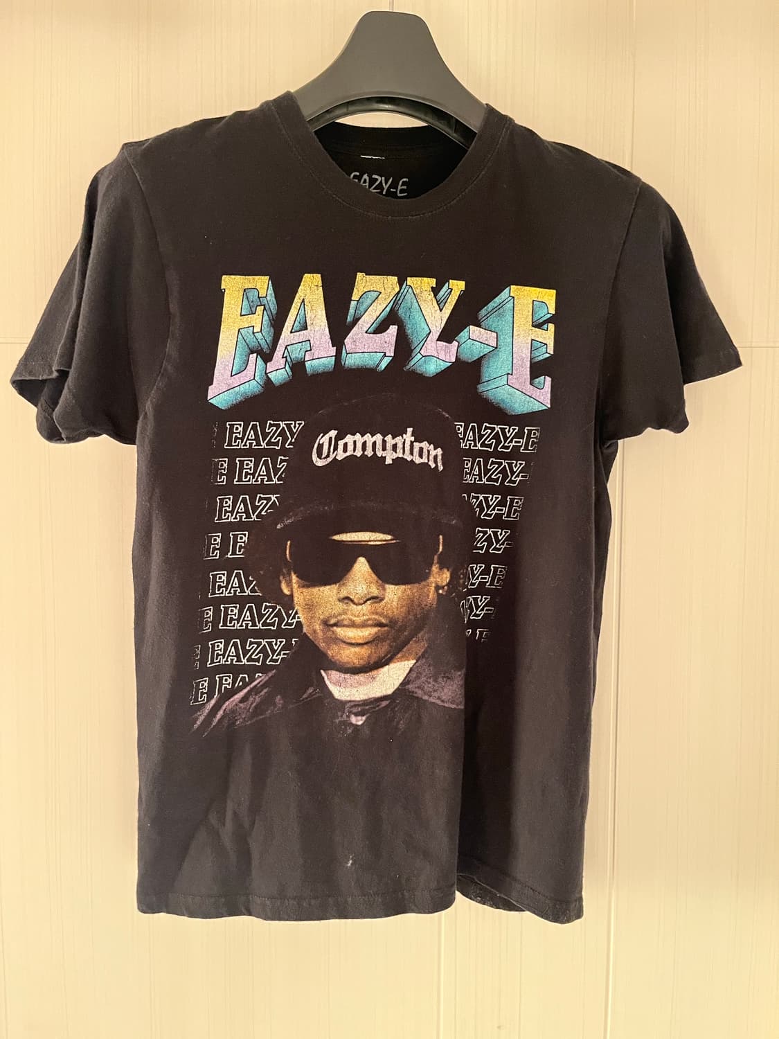 Eazy-E 반팔 티셔츠 블랙 빈티지 상품이미지1