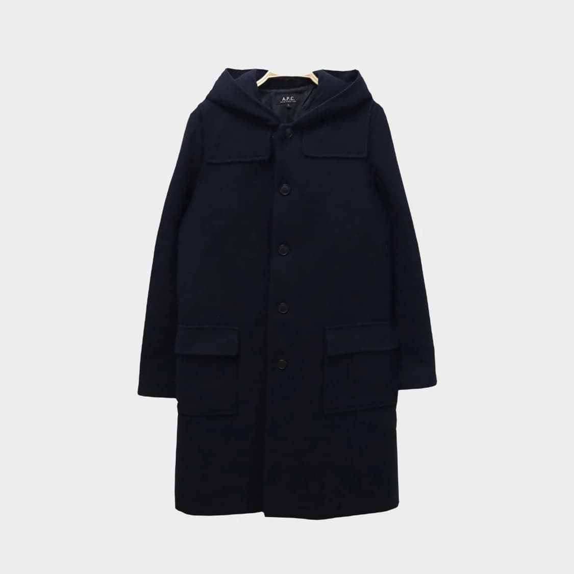 아페쎄 울 혼방 후드 코트 57806 상품이미지1