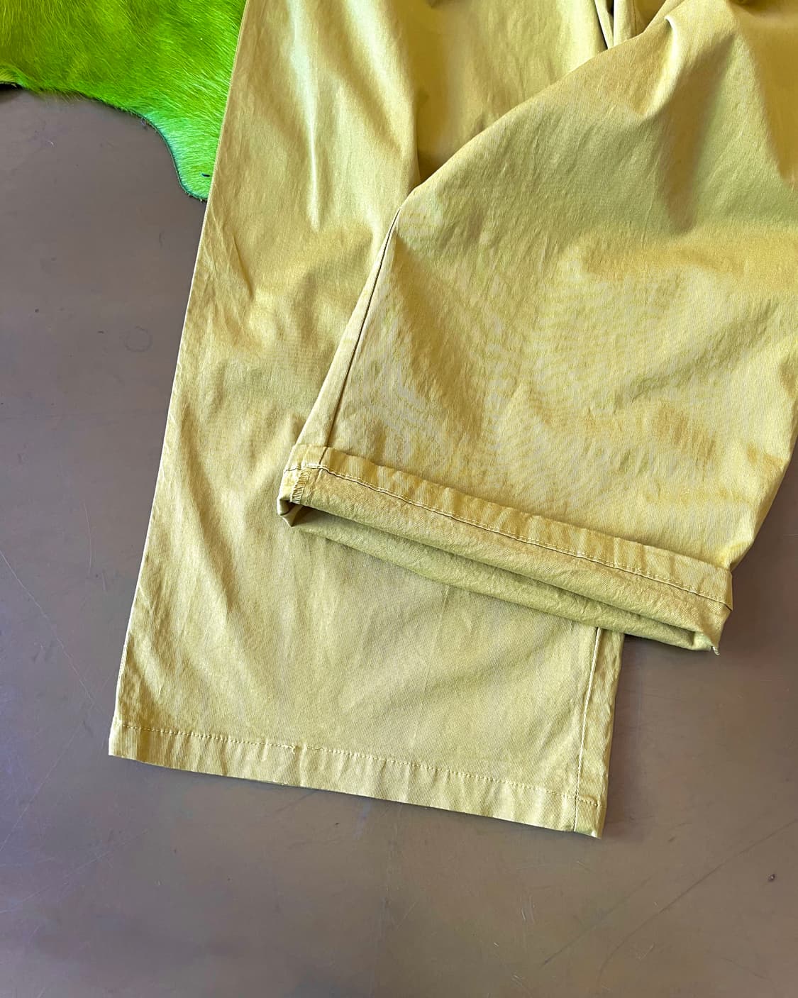 Jpn Vintage 3-Tuck Lime Balloon Pants 상품이미지5