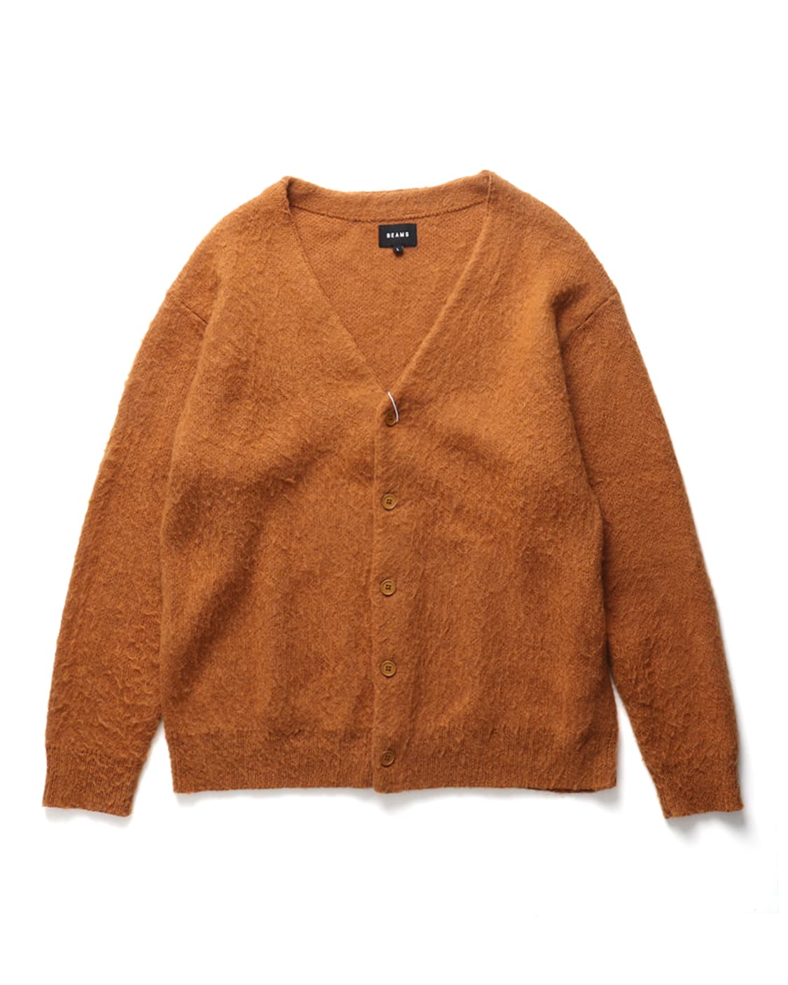 BEAMS Solid Shaggy Cardigan 상품이미지1