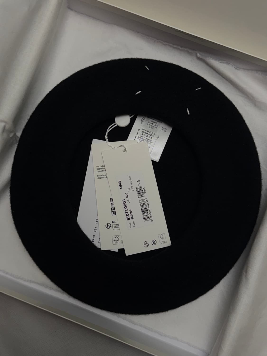 마르지엘라 베레모 블랙 S 상품이미지2