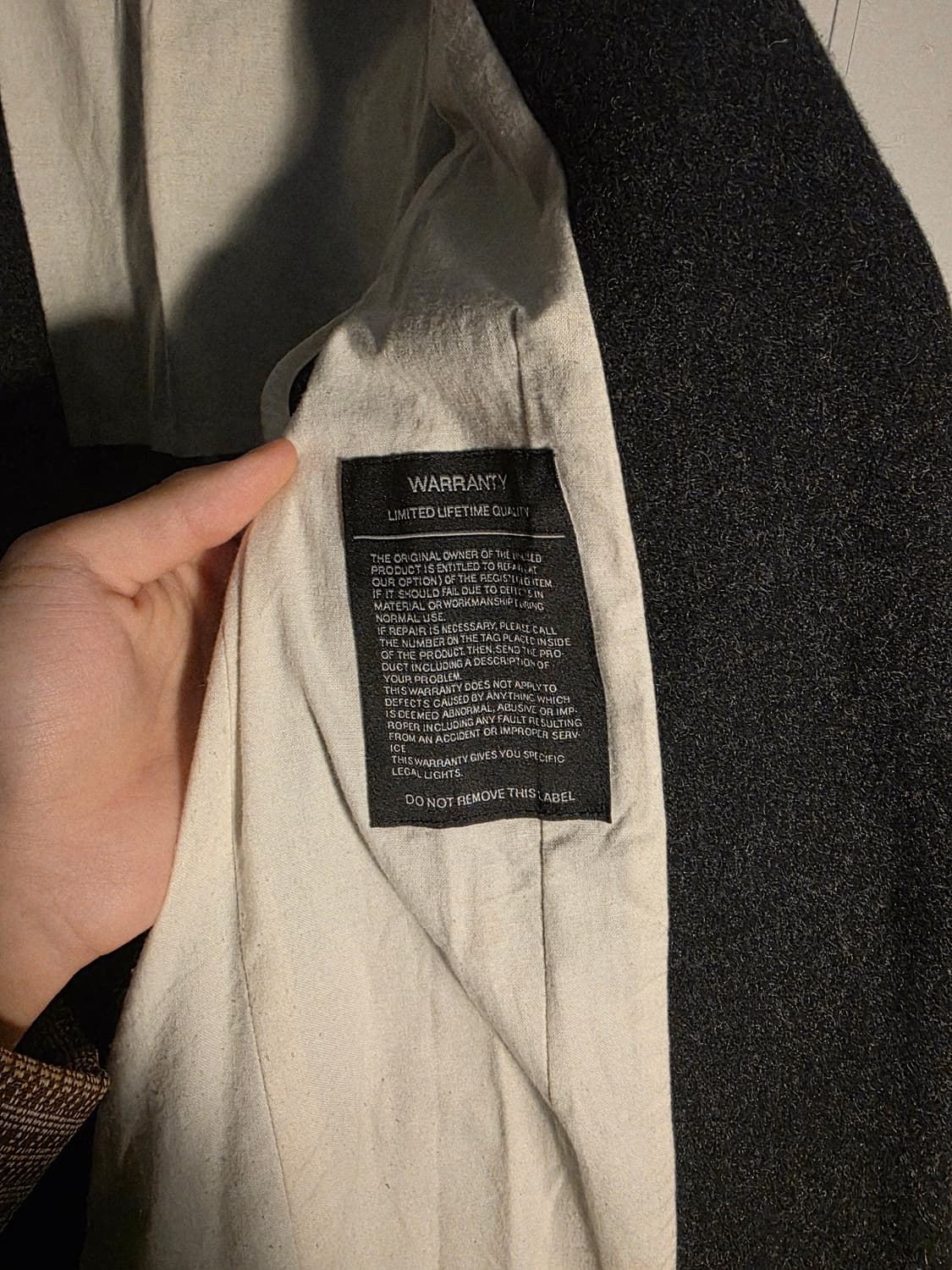 Unused wool coat 상품이미지4