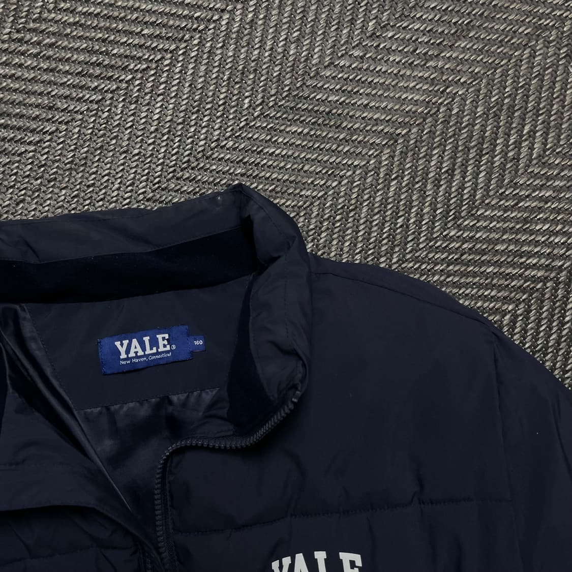 YALE 예일 로고 베이직 푸퍼 패딩o 5859 상품이미지5