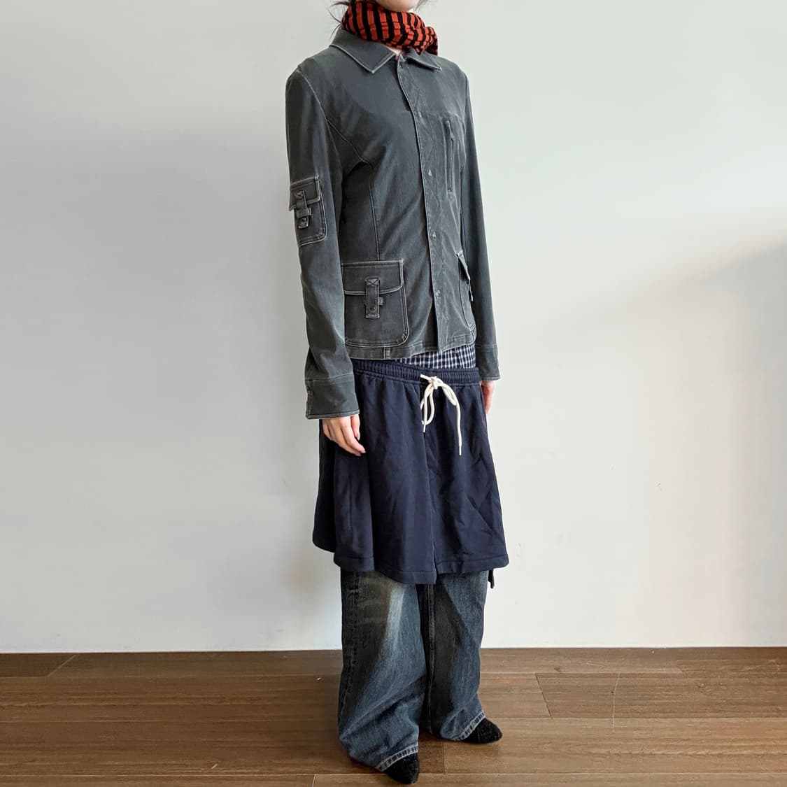 Utility Multi-Pocket Denim Jacket 상품이미지2