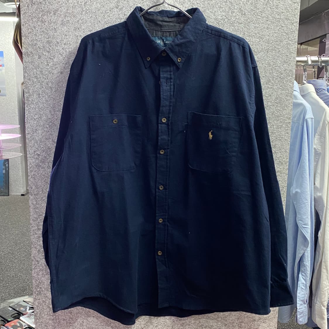 폴로 랄프로렌 네이비 클래식핏 셔츠 B3083 상품이미지2