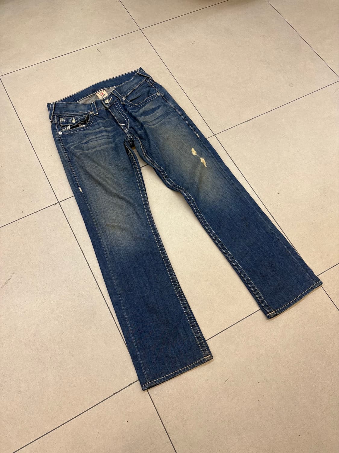 트루릴리전 월드투어 스트레이트 데님  상품이미지4