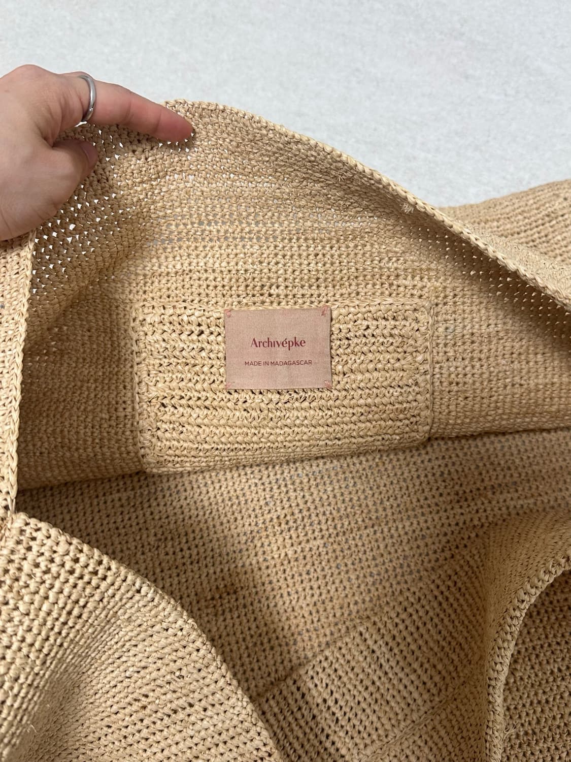 아카이브앱크 툭백 archivepke took bag 팝니다  상품이미지4