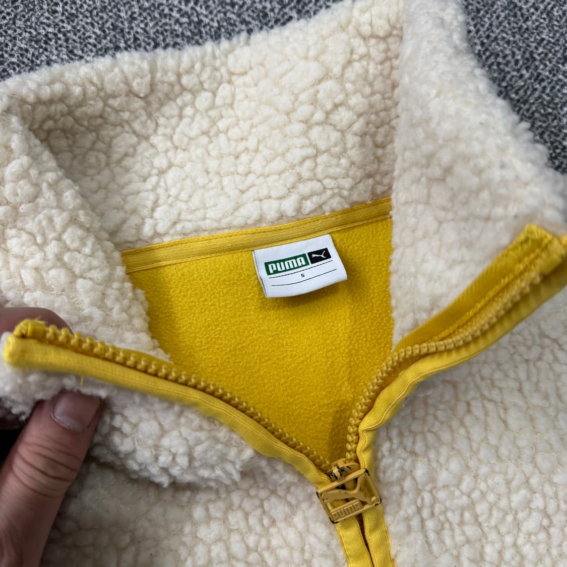 퓨마 캐주얼 쉐르파 양털 뽀글이 후리스 자켓 상품이미지6