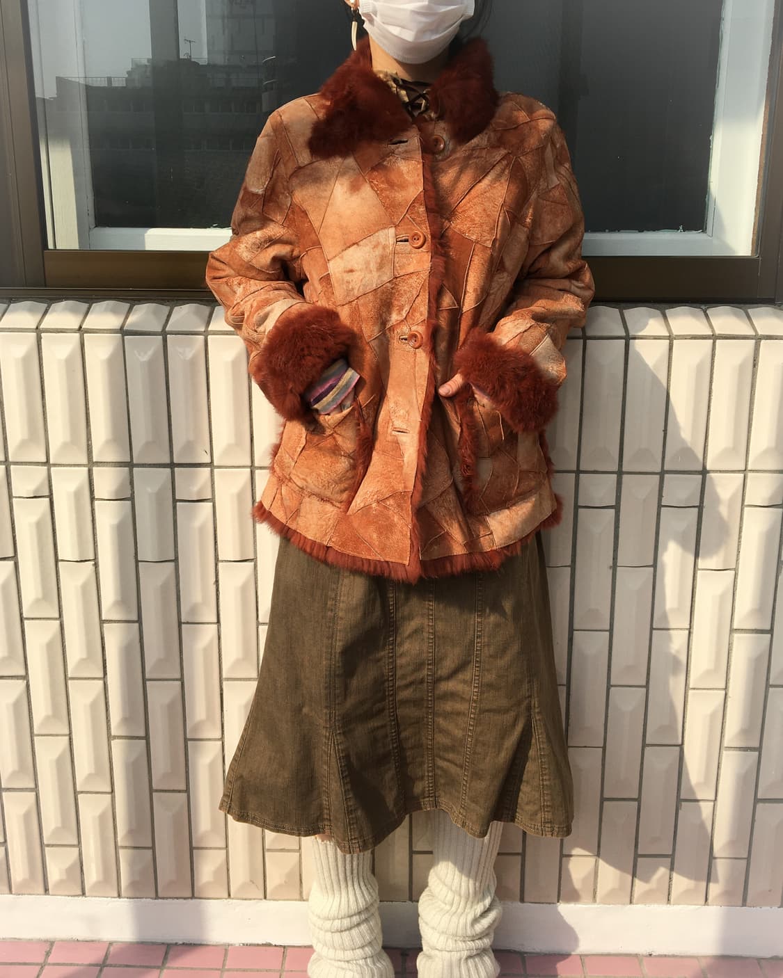 rabbit fur patch work mustang 상품이미지9