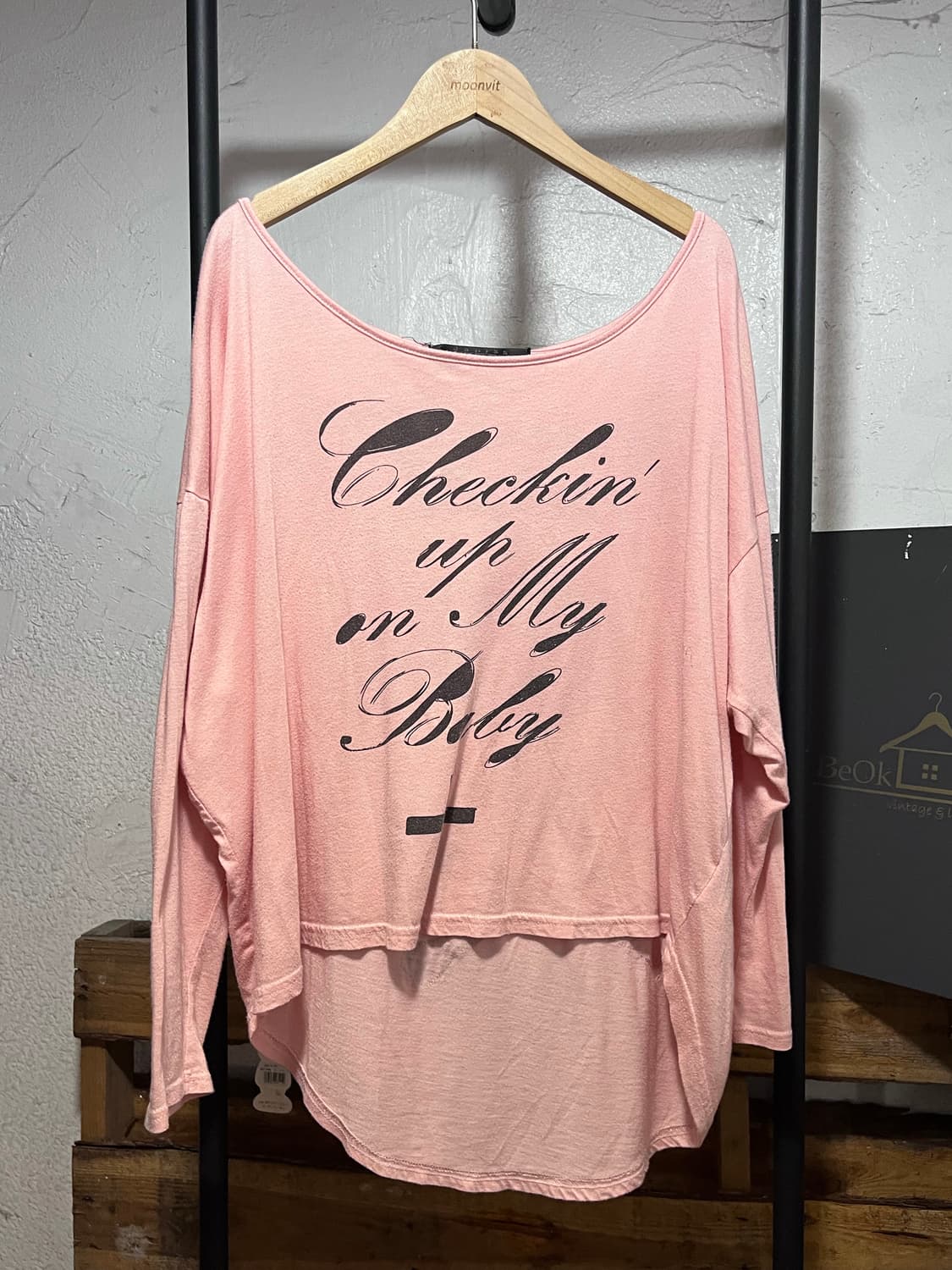 Race skull point off-shoulder 상품이미지3
