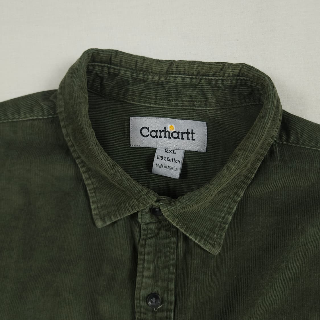 2XL(110) 칼하트 코듀로이 셔츠 카키 상품이미지4